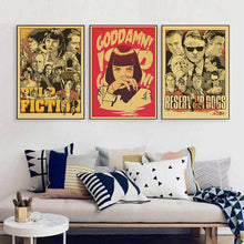 Load image into Gallery viewer, Quentin Tarantino Direct Uma Thurman Movie Pulp Fiction Vintage Paper Poster