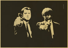 Load image into Gallery viewer, Quentin Tarantino Direct Uma Thurman Movie Pulp Fiction Vintage Paper Poster
