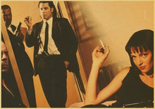 Load image into Gallery viewer, Quentin Tarantino Direct Uma Thurman Movie Pulp Fiction Vintage Paper Poster