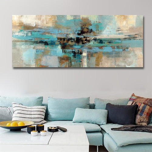 Modern Abstract Long Canvas