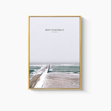 Load image into Gallery viewer, Blue sea  Landscape Canvas Wall Art