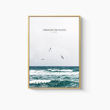 Load image into Gallery viewer, Blue sea  Landscape Canvas Wall Art